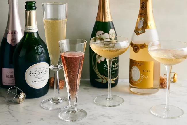 3 bra champagneglas
